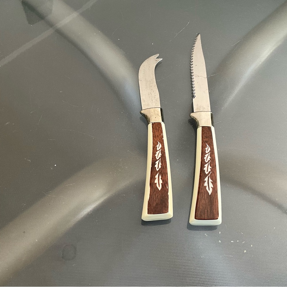Regent Sheffield Stainless Steel Knife Set. Vintage.